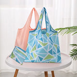 Eco Shopping Bag Printing Foldable Reusable Tote Folding Pouches Convenient