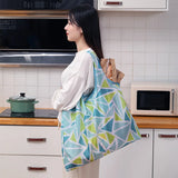 Eco Shopping Bag Printing Foldable Reusable Tote Folding Pouches Convenient