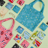 Eco Shopping Bag Printing Foldable Reusable Tote Folding Pouches Convenient