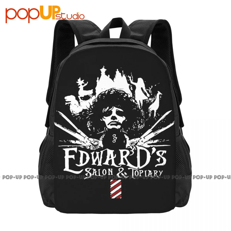 Edward Scissorhands Barber Shop Salon Backpack