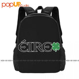 Eire Shamrock Ireland 4 Leaf Clover St Patricks Irish Pride Backpack