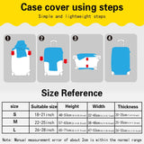 Funny Series Luggage Protector, Traveling Bags Cover for 18-28 Inch Suitcases