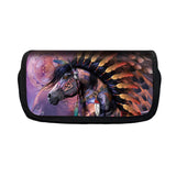 Horse Print Large Pencil Bag School Supplies Stationery