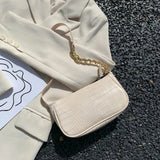 Purple Armpit Sling Handbag Lady Shoulder Messenger Bag