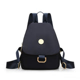 Women Nylon Waterproof Backpack Teen Schoolbag Multifunction Travel Bag