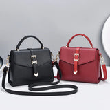 Small Square Soft Leather Bag Women Shoulder Bag