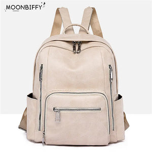 Leather Backpack for Women High Quality Shoulder Bag