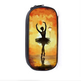 Ballet Dancing Girls Pencil Holder School Case Kids Gift