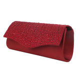 Diamonds Beading Women Evening Clutches Bag Pink Handbags Ladies