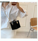 Bow Pvc Handbag Acrylic Metal Chains Box Party Bags