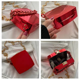 Big Chain Party Clutch Wedding Evening Bag for Women