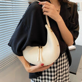 Crescent Crossbody Bag PU Leather Shoulder Bag