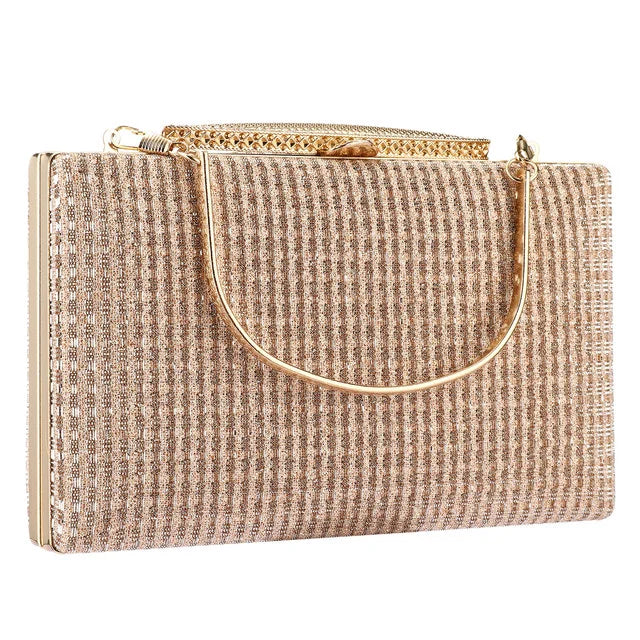 Boho Crossbody Bag Evening Clutch Glitter Handbag