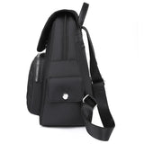 Diamond Lattice Oxford Backpack for Women Embroidery Threads Female Travel Bag