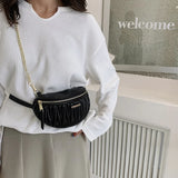 Diamond Lattice Chain Waist Bag for Women