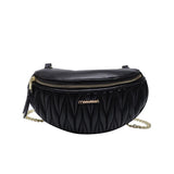 Diamond Lattice Chain Waist Bag for Women
