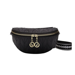 Diamond Lattice Waist Bag Fashion Fanny Pack for Women