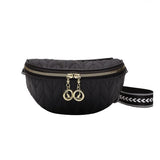 Diamond Lattice Waist Bag Fashion Fanny Pack for Women