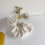 Pleated Shoulder Bags For Women High Pu Leather Cloud Soft Pouch Handbag