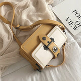 Women's Rivet Tote Bag Shoulder Messenger PU Leather