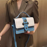 Women's Rivet Tote Bag Shoulder Messenger PU Leather