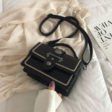 Women's Rivet Tote Bag Shoulder Messenger PU Leather