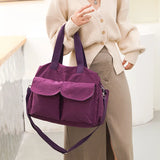 Women's Nylon Shoulder Crossbody Bag High Quality Top-Handle Handbags