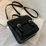 Vintage Shoulder Messenger Bag High PU Leather Women Handbag