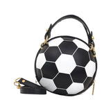 Football Shape Cross Body Bag Purse for Women