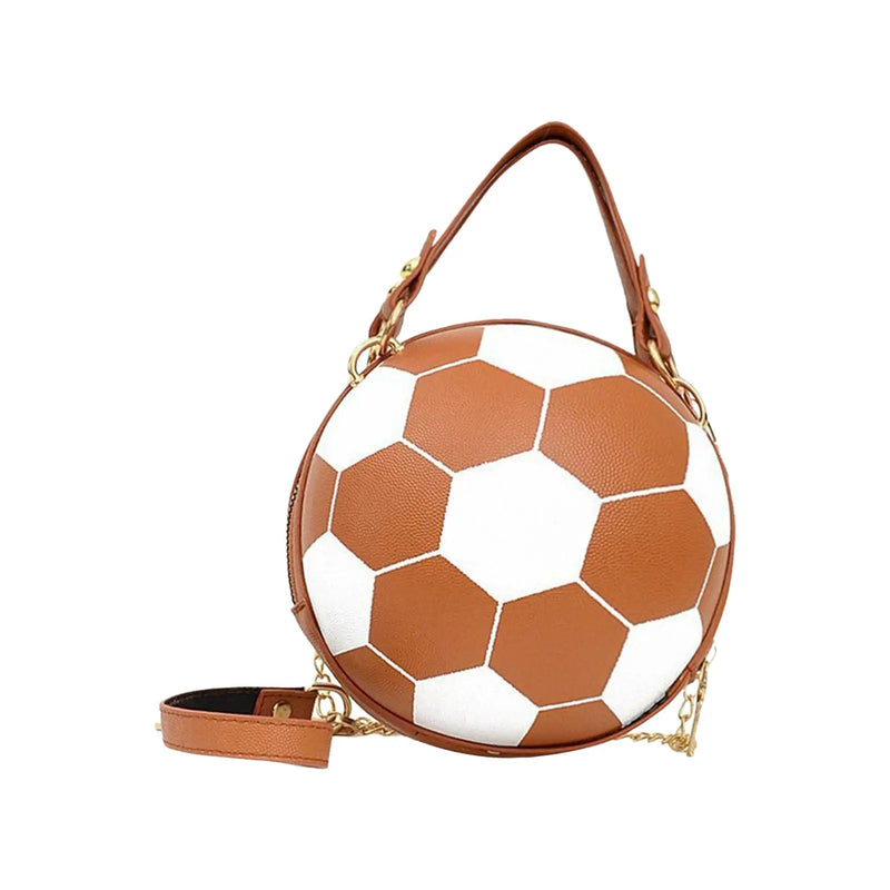Football Shape Cross Body Bag Purse for Women