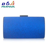 Dark Green Silk Satin Clutch for Evening Events