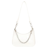 Lacquer PU Leather Armpit Bag Handbag Evening Bag
