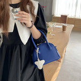Lychee Pattern Women Top-handle Bags Solid PU Leather Female Shoulder Crossbody