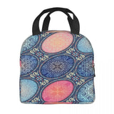 Ethnic Lunch Bag Insulated Thermal Cooler Bento Lunch Box Tote Picnic Storage