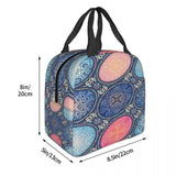 Ethnic Lunch Bag Insulated Thermal Cooler Bento Lunch Box Tote Picnic Storage