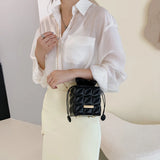 PU Leather Crossbody Bags Small Ladies Geometric Messenger Bags