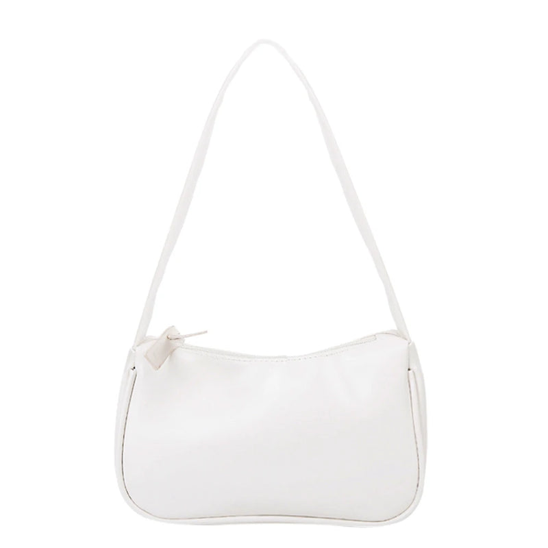 PU Leather Underarm Bag Totes Girls Casual Shoulder Women Handbags Pouch
