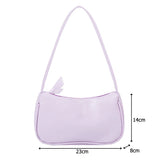 PU Leather Underarm Bag Totes Girls Casual Shoulder Women Handbags Pouch