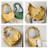 Shoulder Bag Dumpling Style Underarm Purse for Party