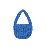 Pleated Cloud Bag Underarm Handbag for Girls Women