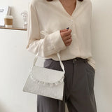 Lace Bowknot Shoulder Bag Small Wallet Female Party Handbag