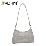 Sparkling Rhinestone Evening Clutch Shoulder Bag