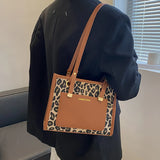 Women Shoulder Bags PU Houndstooth Pattern Handbags for Daily Travel