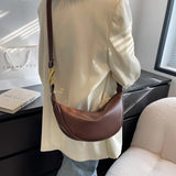 Women Shoulder Bags PU Leather Dumpling Crossbody Bag