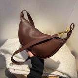 Women Shoulder Bags PU Leather Dumpling Crossbody Bag