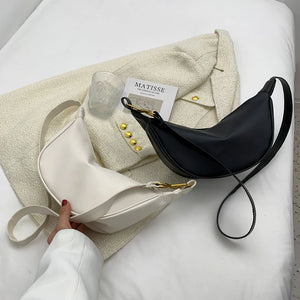Women Shoulder Bags PU Leather Dumpling Crossbody Bag