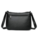 Women Soft PU Leather Crossbody Bag Large Capacity Tote Bags