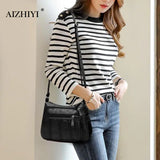 Women Soft PU Leather Crossbody Bag Large Capacity Tote Shoulder Bag