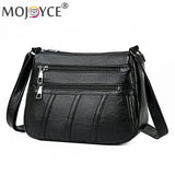 Women PU Leather Crossbody Bag Large Capacity Tote Shoulder Bag