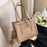 Women Nude Handbag PU Leather Small Totes Chain Shoulder Bags